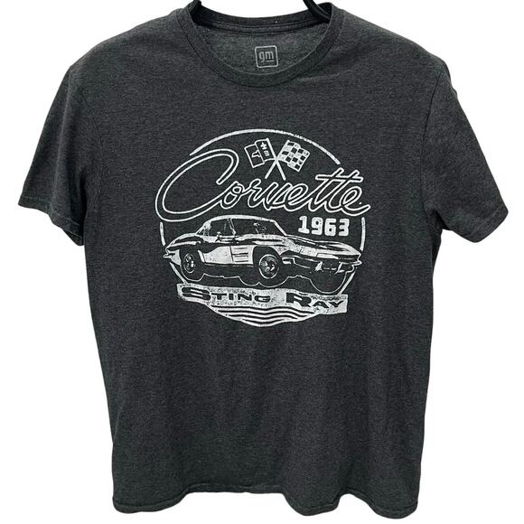 GM Men’s MD 1963 Split Window Coup 1963 Stingray Corvette Graphic T-shirt - Picture 1 of 4